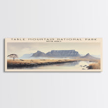 Carregar imagem no visualizador da galeria, Table Mountain Travel Print Wall Art, Travel Poster Print, Retro Style COUNTRY Home Decor, Wall Hanging, Travel Gift Idea, Unique Metal Art
