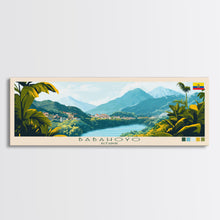 Carregar imagem no visualizador da galeria, Babahoyo, Ecuador Travel Poster Panoramic Canvas Print, Babahoyo, Ecuador Painting, Ecuador Art, Babahoyo Travel Art, Guest Room Painting