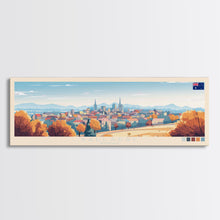 Carregar imagem no visualizador da galeria, Ballarat, Australia Panoramic Travel Poster Canvas Print, Ballarat, Australia Painting, Australia Art, Ballarat Travel Art, Living Room Painting
