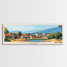 Load image into Gallery viewer, Botshabelo, South Africa Travel Poster Panoramic Canvas Print, Botshabelo, South Africa Painting, South Africa Art, Botshabelo Travel Art, Guest Room Painting