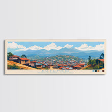 Carregar imagem no visualizador da galeria, Butembo, Congo Panoramic Travel Poster Canvas Print, Butembo, Congo Painting, Congo Art, Butembo Panoramic Travel Art, Travel Painting