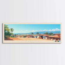 Carregar imagem no visualizador da galeria, Cabinda, Angola Panoramic Travel Poster Canvas Print, Cabinda, Angola Painting, Angola Art, Cabinda Travel Art, Guest Room Painting