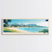 Cargar imagen en el visor de la galería, Central Coast, Australia Panoramic Travel Poster Canvas Print, Central Coast, Australia Painting, Australia Art, Central Coast Panoramic Travel Art, Travel Painting