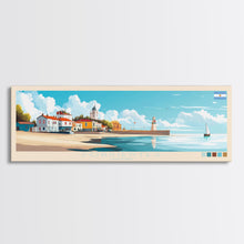 Cargar imagen en el visor de la galería, Corrientes, Argentina Travel Poster Panoramic Canvas Print, Corrientes, Argentina Painting, Argentina Art, Corrientes Travel Art, Guest Room Painting
