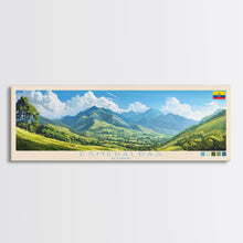 Load image into Gallery viewer, Esmeraldas, Ecuador Panoramic Travel Poster Canvas Print, Esmeraldas, Ecuador Painting, Ecuador Art, Esmeraldas Travel Art, Guest Room Painting