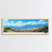 Load image into Gallery viewer, Montero, Bolivia Panoramic Travel Poster Canvas Print, Montero, Bolivia Painting, Bolivia Art, Montero Travel Art, Guest Room Painting