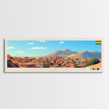 Cargar imagen en el visor de la galería, Santa Cruz de la Sierra, Bolivia Panoramic Travel Poster Canvas Print, Santa Cruz de la Sierra, Bolivia Painting, Bolivia Art, Santa Cruz de la Sierra Travel Art, Living Room Painting