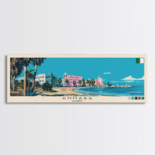 Load image into Gallery viewer, Annaba, Algeria Panoramic Canvas Print, Annaba, Algeria Painting, Algeria Art, Annaba Travel Poster, Travel Art, Vacation Gift