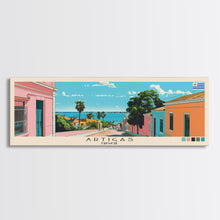 Load image into Gallery viewer, Artigas, Uruguay Panoramic Canvas Print, Artigas, Uruguay Painting, Uruguay Art, Artigas Travel Poster, Travel Art, Living Room Painting