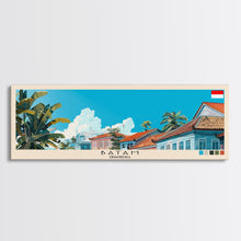 Load image into Gallery viewer, Batam, Indonesia Panoramic Canvas Print, Batam, Indonesia Painting, Indonesia Art, Batam Travel Poster, Travel Art, Vacation Gift