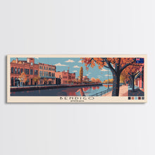 Load image into Gallery viewer, Bendigo, Australia Panoramic Canvas Print, Bendigo, Australia Painting, Australia Art, Bendigo Travel Poster, Travel Art, Guest Room Painting