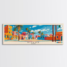 Load image into Gallery viewer, Biskra, Algeria Panoramic Canvas Print, Biskra, Algeria Painting, Algeria Art, Biskra Travel Poster, Travel Art, Living Room Painting