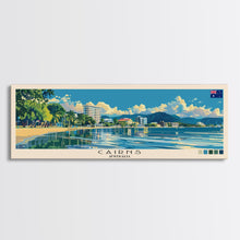 Carregar imagem no visualizador da galeria, Cairns, Australia Panoramic Canvas Print, Cairns, Australia Painting, Australia Art, Cairns Travel Poster, Travel Art, Living Room Painting