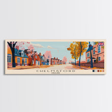 Cargar imagen en el visor de la galería, Chelmsford, England Panoramic Canvas Print, Chelmsford, England Painting, England Art, Chelmsford Travel Poster, Travel Art, Guest Room Painting