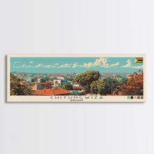 Cargar imagen en el visor de la galería, Chitungwiza, Zimbabwe Panoramic Canvas Print, Chitungwiza, Zimbabwe Painting, Zimbabwe Art, Chitungwiza Travel Poster, Travel Art, Vacation Gift