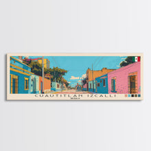 Load image into Gallery viewer, Cuautitlan Izcalli, Mexico Panoramic Canvas Print, Cuautitlan Izcalli, Mexico Painting, Mexico Art, Cuautitlan Izcalli Travel Poster, Travel Art, Guest Room Painting