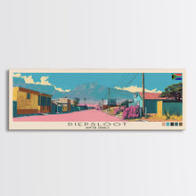 Load image into Gallery viewer, Diepsloot, South Africa Panoramic Canvas Print, Diepsloot, South Africa Painting, South Africa Art, Diepsloot Travel Poster, Travel Art, Guest Room Painting