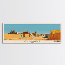 Load image into Gallery viewer, El-Obeid, Sudan Panoramic Canvas Print, El-Obeid, Sudan Painting, Sudan Art, El-Obeid Travel Poster, Travel Art, Vacation Gift