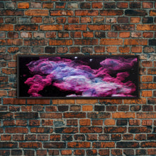 Load image into Gallery viewer, Beautiful Universe Space Art, Galaxy Print, Bubblegum Pink Art, Framed Canvas Print, Framed Wall Art