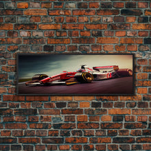 Carregar imagem no visualizador da galeria, Formula 1 wall art print Motivation office wall decor Formula one car poster Modern living room home decor F1 Large framed canvas gifts