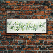 Load image into Gallery viewer, Botanical Art Print - Framed Canvas Print - Eucalyptus Art - Garden Print - Large Gallery Wrap Ready To Hang Wall Art, Optional Frame
