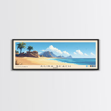 Carregar imagem no visualizador da galeria, Agiba Beach, Egypt Panoramic Print, Vacation Gift, Egypt Wall Art, Beach Painting, Beach Decor, Beach Or Lakehouse Art