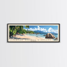 Load image into Gallery viewer, Anse Source d’Argent, Seychelles Panoramic Print, Vacation Gift, Seychelles Wall Art, Vacation Wall Art, Vacatation Memories, Beach Decor, Beach Or Lakehouse Art