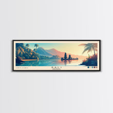 Carregar imagem no visualizador da galeria, Bali, Indonesia Panoramic Print, Vacation Gift, Indonesia Wall Art, Beach Painting, Beach Decor, Beach Or Lakehouse Art