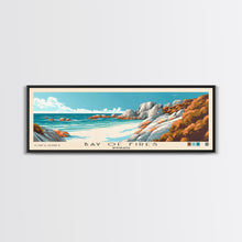 Load image into Gallery viewer, Bay of Fires, Australia Panoramic Print, Vacation Gift, Australia Wall Art, Beach Painting, Beach Decor, Large Wall Art, Wood Frame Art