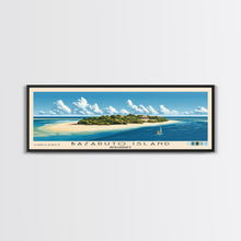Load image into Gallery viewer, Bazaruto Island, Mozambique Panoramic Print, Vacation Gift, Mozambique Wall Art, Vacation Wall Art, Vacatation Memories, Beach Decor, Beach Or Lakehouse Art