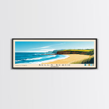 Load image into Gallery viewer, Bells Beach, Australia Panoramic Beach Print, Vacation Gift, Australia Wall Art, Beach Painting, Beach Decor, Beach Painting