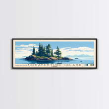 Load image into Gallery viewer, Bonaventure Island, Canada Panoramic Print, Vacation Gift, Canada Wall Art, Vacation Wall Art, Vacatation Memories, Beach Decor, Beach Or Lakehouse Art