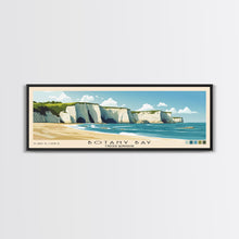 Load image into Gallery viewer, Botany Bay, United Kingdom Panoramic Print, Vacation Gift, United Kingdom Wall Art, Beach Painting, Beach Decor, Beach Or Lakehouse Art