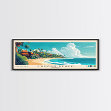Carregar imagem no visualizador da galeria, Canggu Beach, Indonesia Panoramic Print, Vacation Gift, Indonesia Wall Art, Beach Painting, Beach Decor, Beach Or Lakehouse Art