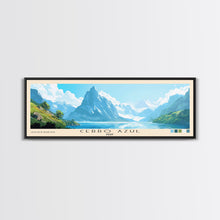Cargar imagen en el visor de la galería, Cerro Azul, Peru Panoramic Print, Vacation Gift, Peru Wall Art, Beach Painting, Beach Decor, Large Wall Art, Wood Frame Art