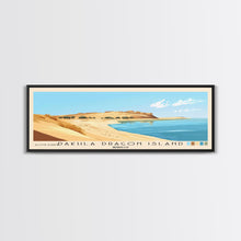 Carregar imagem no visualizador da galeria, Dakhla dragon island, Morocco Panoramic Print, Vacation Gift, Morocco Wall Art, Beach Painting, Beach Decor, Beach Or Lakehouse Art