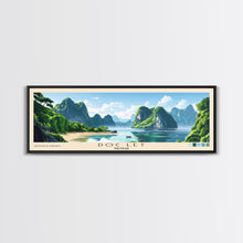 Load image into Gallery viewer, Doc Let, Vietnam Panoramic Beach Print, Vacation Gift, Vietnam Wall Art, Beach Painting, Beach Decor, Beach Painting