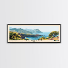 Load image into Gallery viewer, El Hierro, Spain Panoramic Print, Vacation Gift, Spain Wall Art, Beach Painting, Beach Decor, Beach Or Lakehouse Art