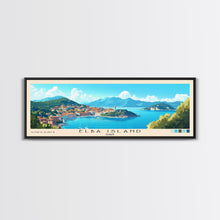 Load image into Gallery viewer, Elba Island, Italy Panoramic Print, Vacation Gift, Italy Wall Art, Vacation Wall Art, Vacatation Memories, Beach Decor, Beach Or Lakehouse Art