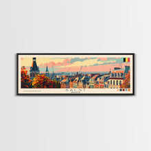 Carregar imagem no visualizador da galeria, Aalst Belgium Travel Print Wall Art, Panoramic City Art, Travel Art, Wall Decor, Vacation Gift, Framed Canvas Print Or Metal Art