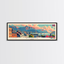Carregar imagem no visualizador da galeria, Ålesund Norway Wall Art, Panoramic Travel Poster, Panoramic Framed Canvas Print, City Wall Art, Wall Hanging Home Decor, Travel Art