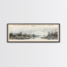 Carregar imagem no visualizador da galeria, Algonquin Provincial Park Travel Print Wall Art, Travel Poster Print, Retro Style Home Decor, Wall Hanging, Travel Gift Idea, Metal Art