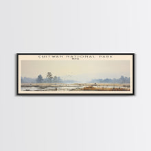 Cargar imagen en el visor de la galería, Chitwan National Park Travel Print Wall Art, Travel Poster Print, Retro Style COUNTRY Home Decor, Wall Hanging, Travel Gift Idea, Unique Metal Art