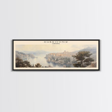 Load image into Gallery viewer, Dubrovnik COUNTRY | Framed Travel Poster Canvas Print | Trendy Wall Art | Watercolor Painting | Living Room Art | Unique Art