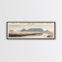 Carregar imagem no visualizador da galeria, Table Mountain Travel Print Wall Art, Travel Poster Print, Retro Style COUNTRY Home Decor, Wall Hanging, Travel Gift Idea, Unique Metal Art