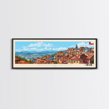Load image into Gallery viewer, Antofagasta, Chile Panoramic Travel Poster Canvas Print, Antofagasta, Chile Painting, Chile Art, Antofagasta Travel Art, Guest Room Painting