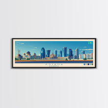 Carregar imagem no visualizador da galeria, Astana, Kazakhstan Panoramic Travel Poster Canvas Print, Astana, Kazakhstan Painting, Kazakhstan Art, Astana Travel Art, Guest Room Painting