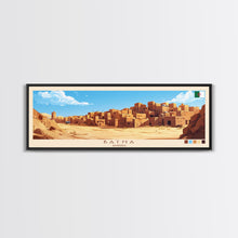Load image into Gallery viewer, Batna, Algeria Panoramic Travel Poster Canvas Print, Batna, Algeria Painting, Algeria Art, Batna Panoramic Travel Art, Travel Painting