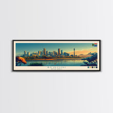 Load image into Gallery viewer, Benoni, South Africa Panoramic Travel Poster Canvas Print, Benoni, South Africa Painting, South Africa Art, Benoni Travel Art, Living Room Painting
