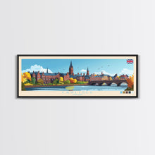 Carregar imagem no visualizador da galeria, Carlisle, England Travel Poster Panoramic Canvas Print, Carlisle, England Painting, England Art, Carlisle Travel Art, Guest Room Painting